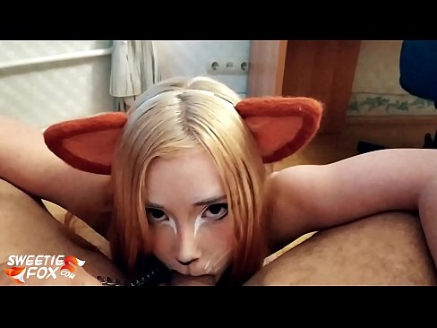 ❤️ Kitsune swallow dick and cum in her mouth ❤️ Porn video at us ❌️